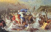 unknow artist Der Triumphzug von Neptun und Amphitrite oil painting reproduction